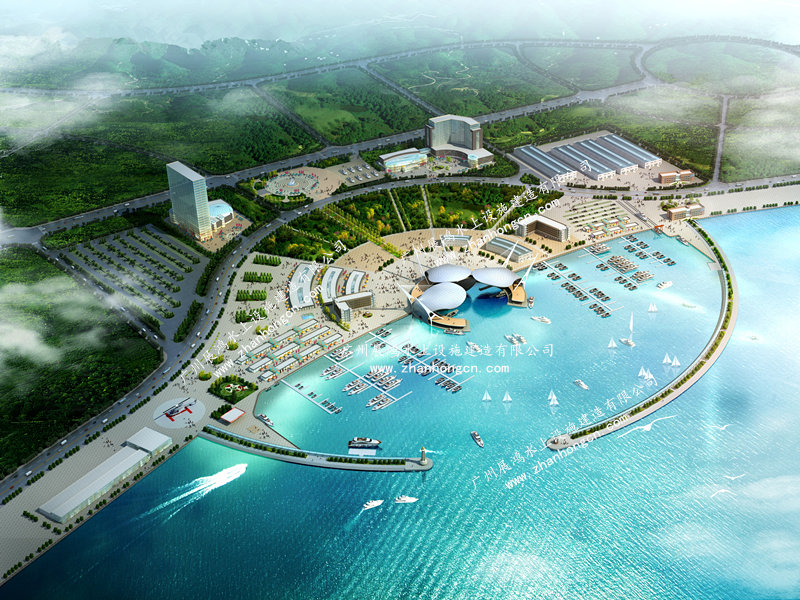 唐山灣國際旅游島三貝游艇港